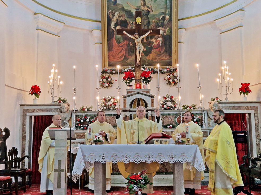 Sărbătoarea Nașterii Domnului în parohia romano-catolică din Galați (2022)