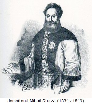 Mihail Sturza - domnitorul Moldovei (1834 ÷ 1849)