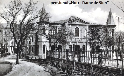 pensionul „Notre Dame de Sion” din Galați, fotografie de epocă
