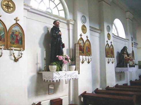 aripa stângă, biserica romano-catolică „Nașterea Sf. Ioan Botezătorul” din Galați (2010)