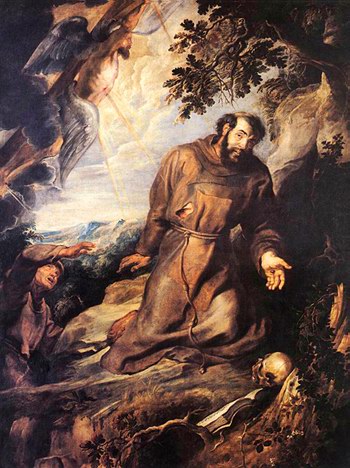 Peter Paul Rubens - Sf. Francisc de Assisi primind stigmatele