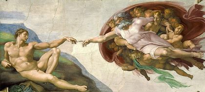 Michelangelo Buonarroti - Crearea lui Adam (Capela Sixtină, 1510÷1511)