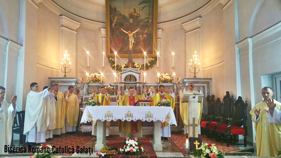 Hramul bisericii romano-catolice din Galaţi (2017)