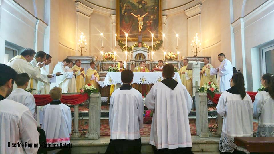 Hramul bisericii romano-catolice din Galaţi (2017)