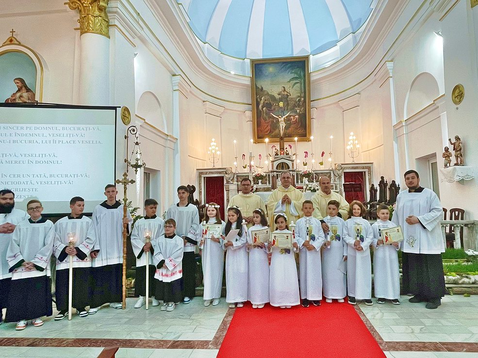 Prima Sfântă Împărtășanie a copiilor (Galați, 2023)