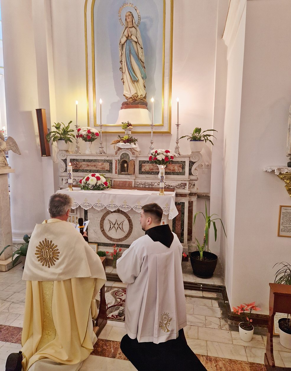 celebrarea liturgică din Joia Sfântă (Galați, 2024)