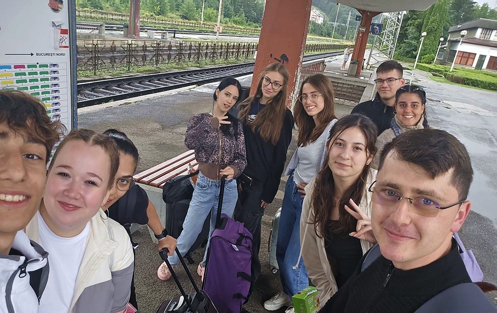 în gara din Predeal (Pârâul Rece, 2025)